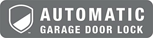 Automatic garage door lock sign
