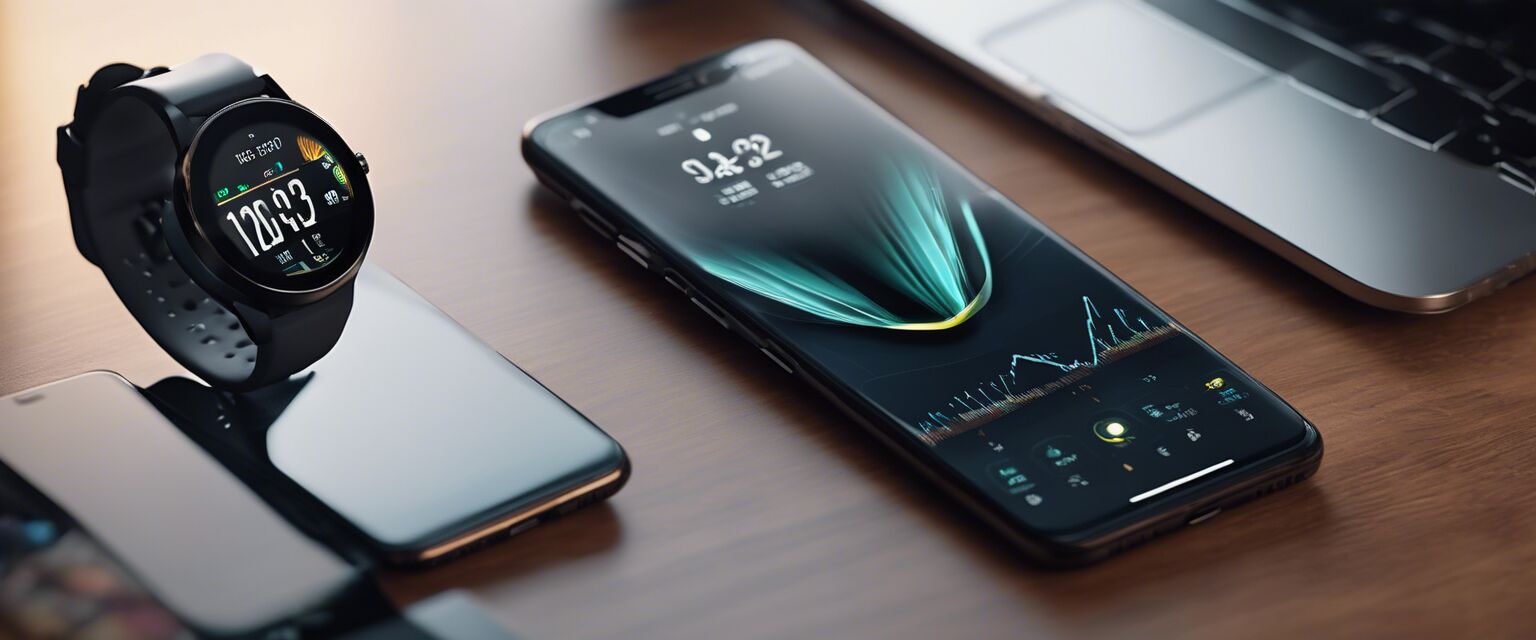 Wearable device syncing with smartphone